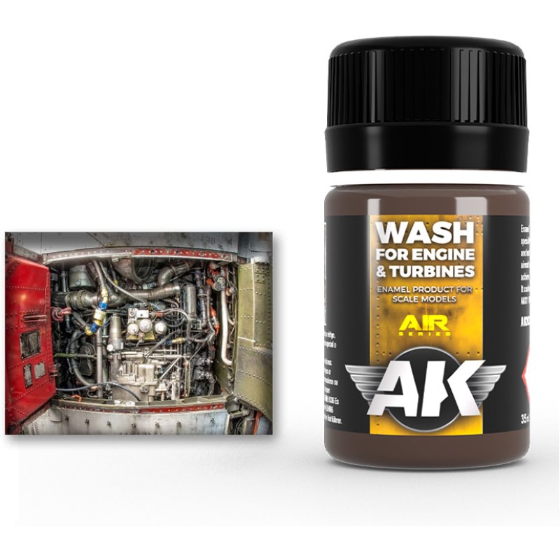 AK Interactive Aircraft Engine Wash (35ml) AK2033