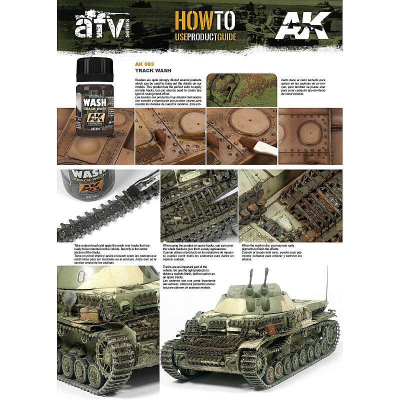 AK Interactive AK Interactive Track Wash (35ml) AK-083 35ml 083 additional image 3