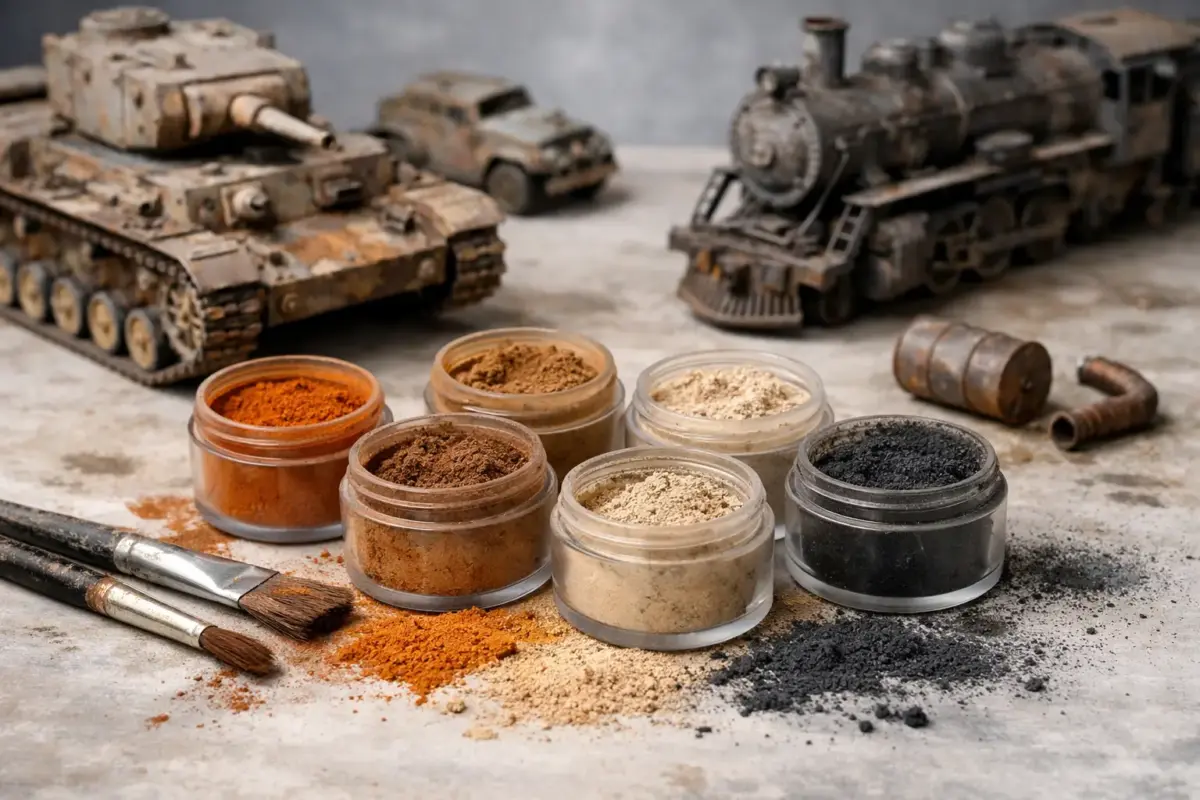 Best Weathering Powders for Models Compared