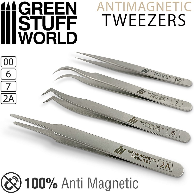 GreenStuffWorld Anti-magnetic modeling tweezers 8436554361564ES additional image 4