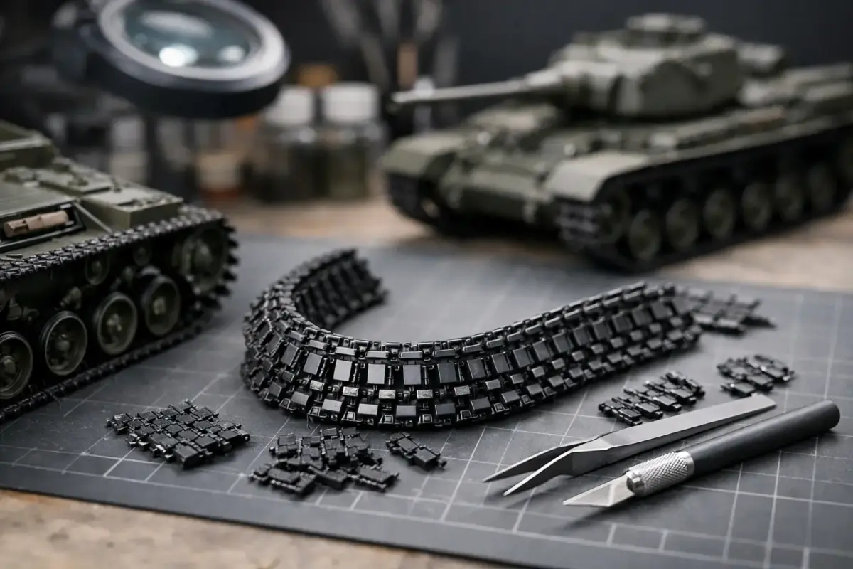 How to Build Tank Tracks for Scale Models