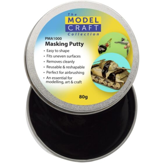 Modelcraft Camouflage Masking Putty (80g) PMA1000 Modelcraft Camouflage Masking Putty (80g) PMA1000