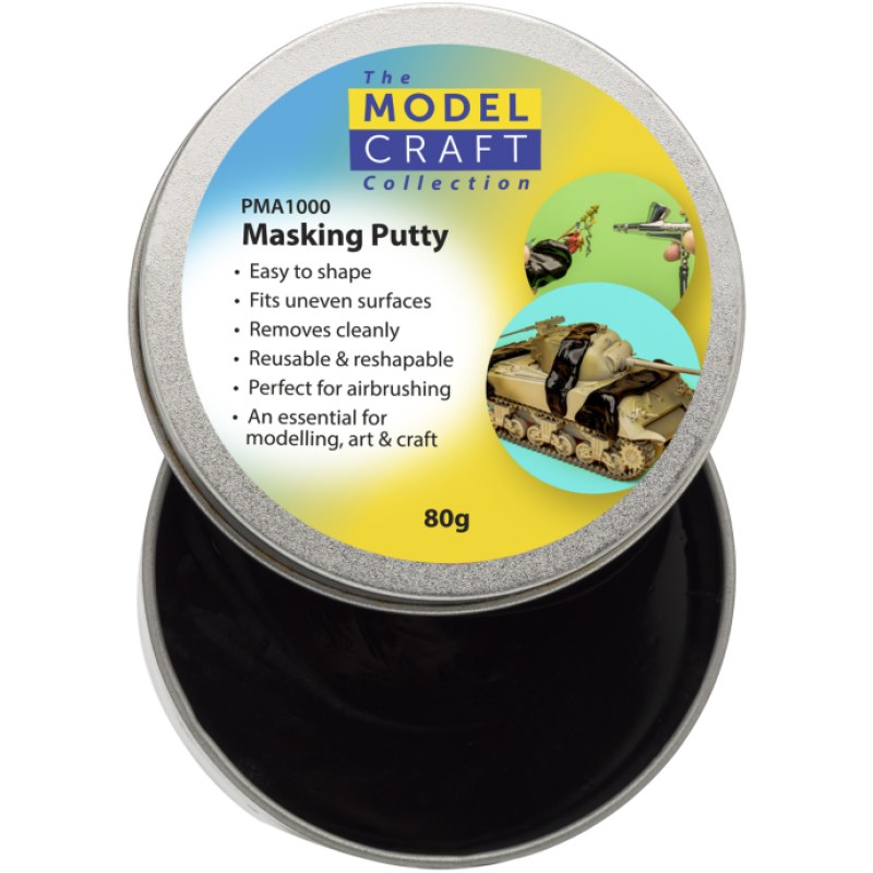 Modelcraft Camouflage Masking Putty (80g) PMA1000