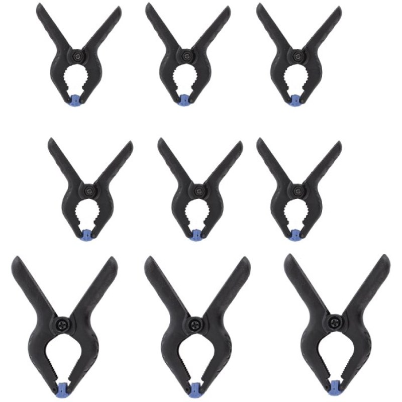 Modelcraft 9 Nylon Hobby Clamps (6x50mm, 3x75mm) PCL3000