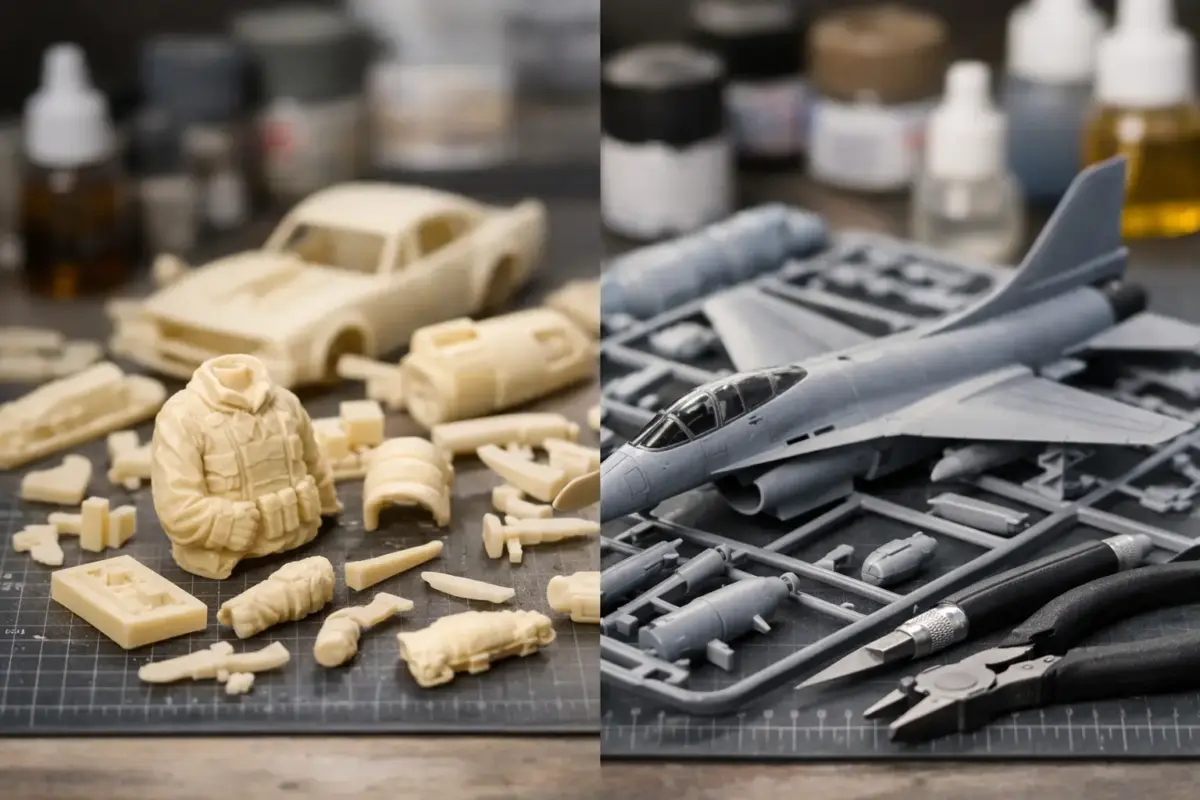 Resin Kits vs Plastic Kits for Scale Modellers