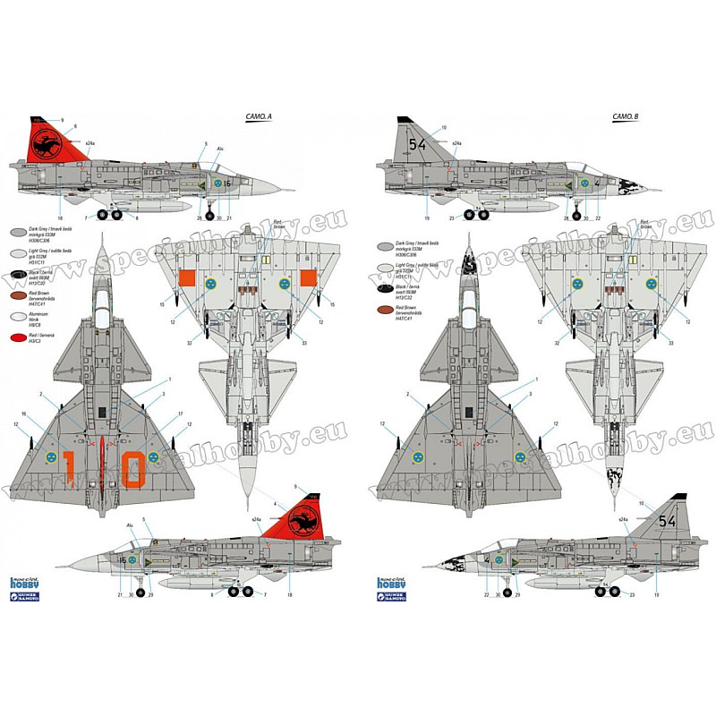 Special Hobby Special Hobby Saab JA-37 Viggen (1/72) SH72384 1/72 SH72384 additional image 5