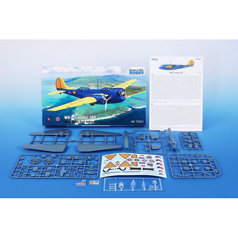 Special Hobby WH-1 / model 139 'Early Dutch East Indies Bomber' 1/72 SH72521 additional image 2