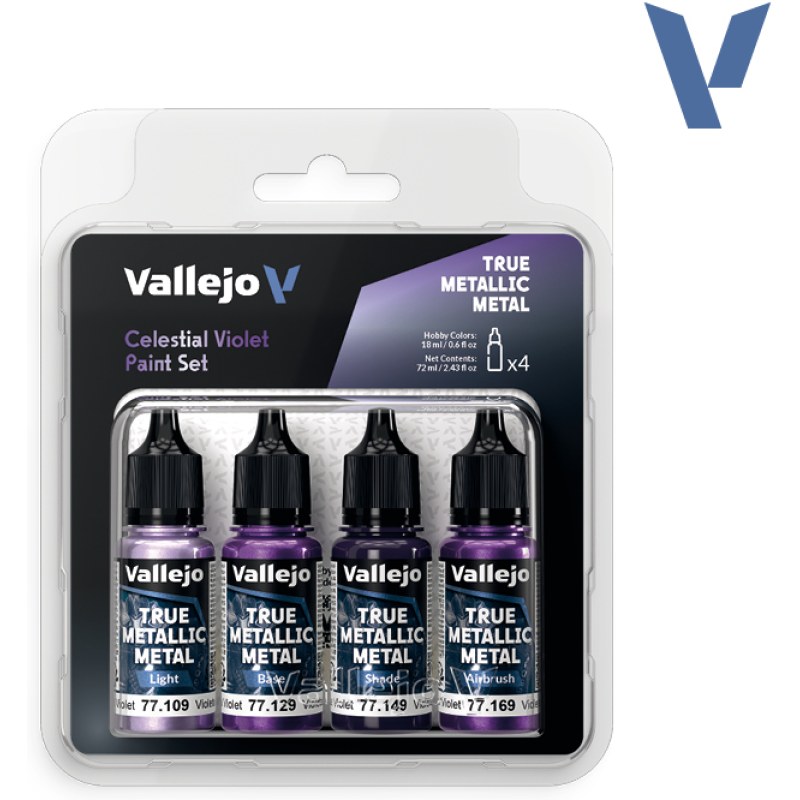 Vallejo Celestial Violet Paint Set 77.262
