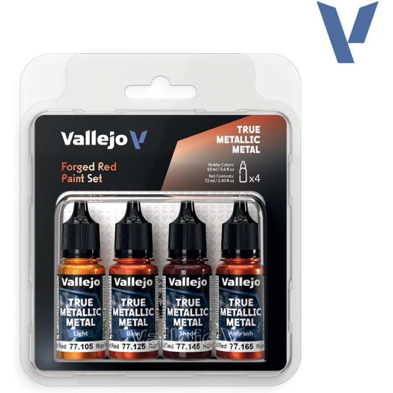Vallejo Forged Red Paint Set 77.260