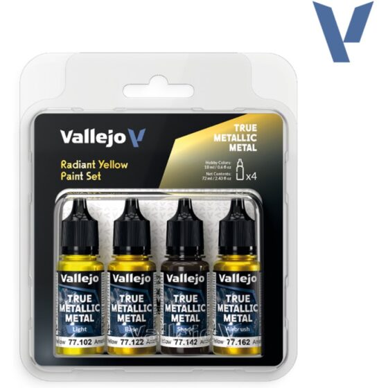 Vallejo Radiant Yellow Paint Set 77.259 Vallejo Radiant Yellow Paint Set 77.259