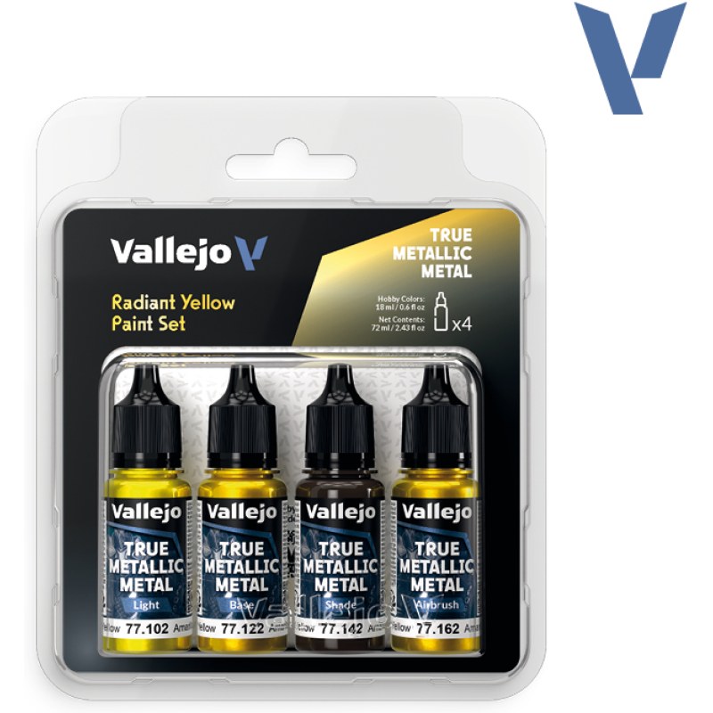 Vallejo Radiant Yellow Paint Set 77.259