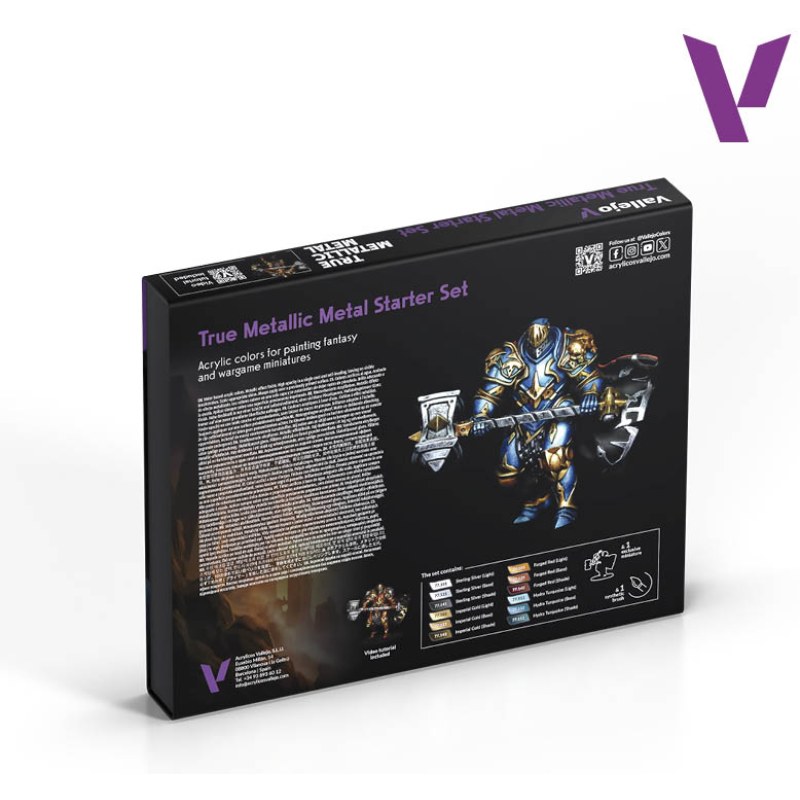 Vallejo True Metallic Metal Starter Set 77.272 additional image 2