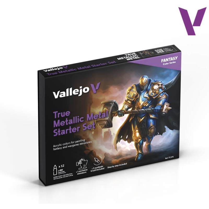 Vallejo True Metallic Metal Starter Set 77.272