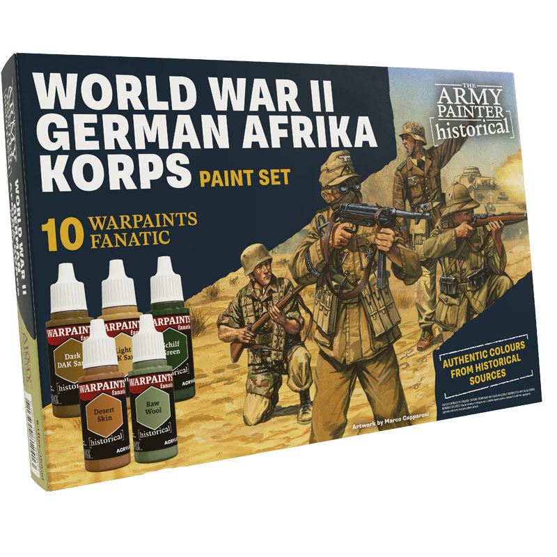 The Army Painter World War II German Afrika Korps Paint Set WP8124P