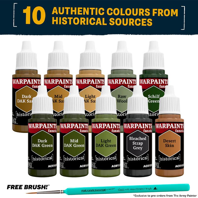 The Army Painter World War II German Afrika Korps Paint Set WP8124P