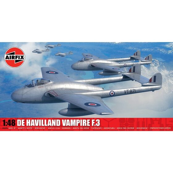 Airfix De Havilland Vampire F.3 (1/48) A06107A