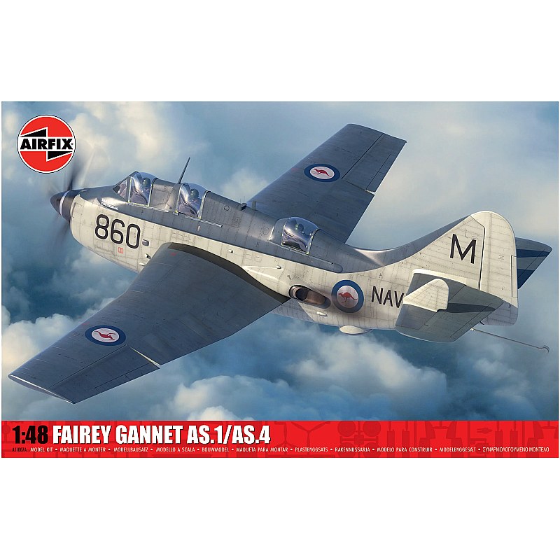 Airfix Fairey Gannet AS.1/AS.4 Export Schemes (1/48) A11007A