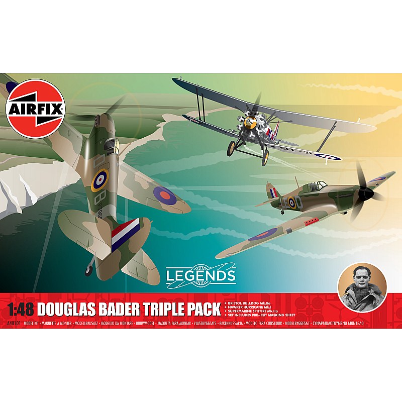 Airfix Legends Douglas Bader Triple Pack (1/48) A40101