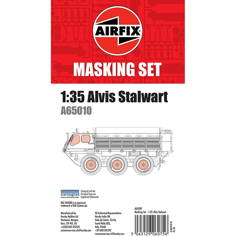Airfix Alvis Stalwart Masking Set (1/35) A65010