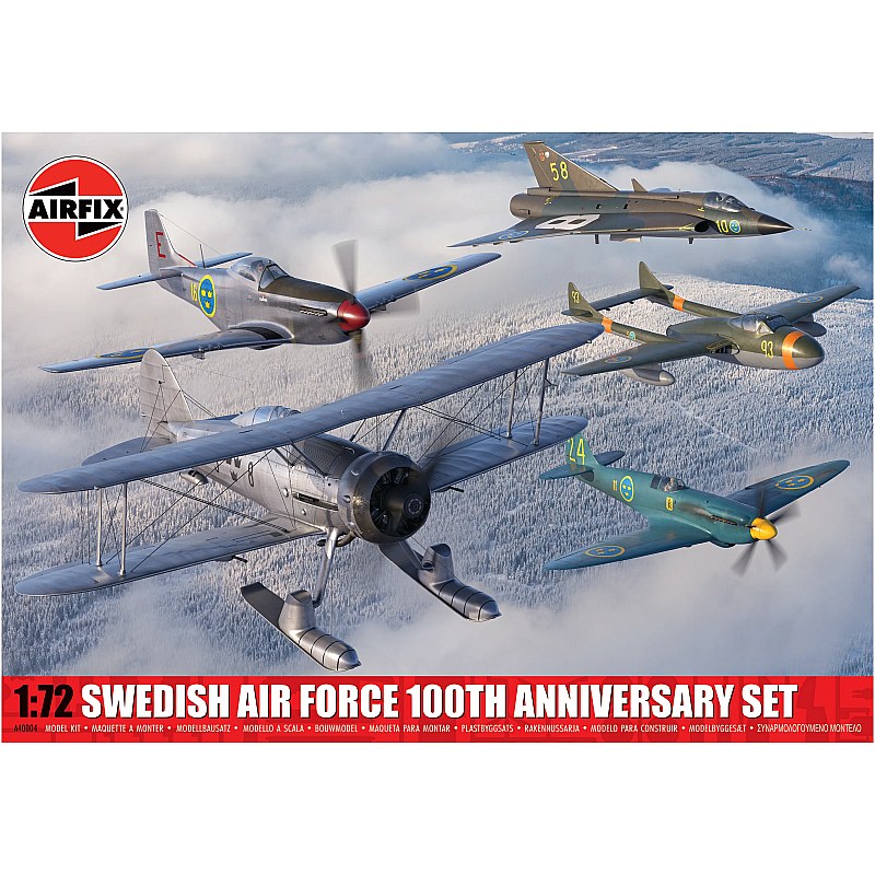 Airfix Swedish Air Force 100th Anniversary Set (1/72) A40004