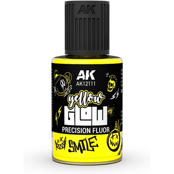 AK Interactive YELLOW GLOW PRECISION FLUOR 30ml AK12111