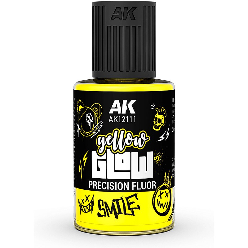 AK Interactive YELLOW GLOW PRECISION FLUOR 30ml AK12111