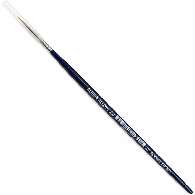 Albion Alloys Extra Fine Synthetic Detail Brush (Size 2/0) SB5691