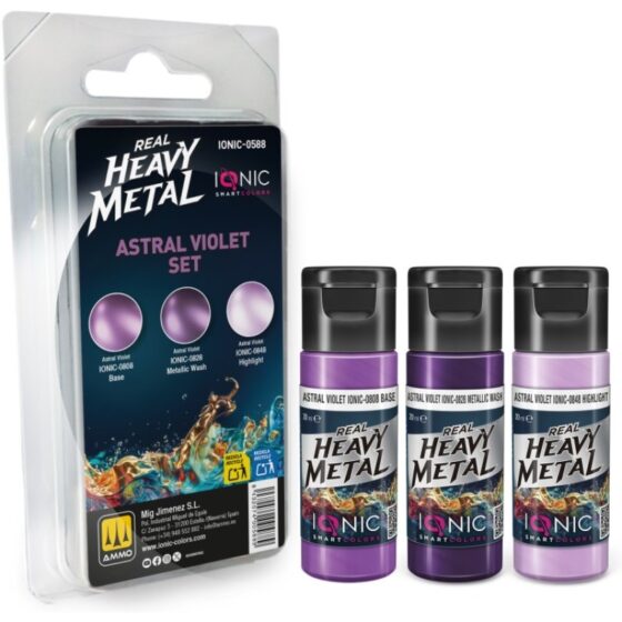 Ammo Real Heavy Metal Astral Violet Set IONIC-0588 Ammo Real Heavy Metal Astral Violet Set IONIC-0588
