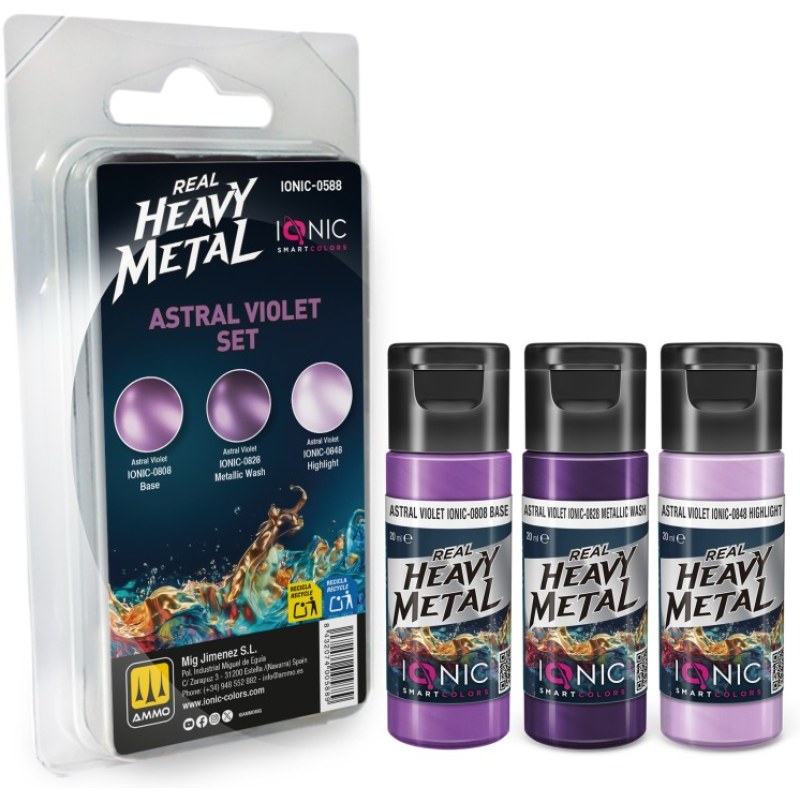 Ammo Real Heavy Metal Astral Violet Set IONIC-0588