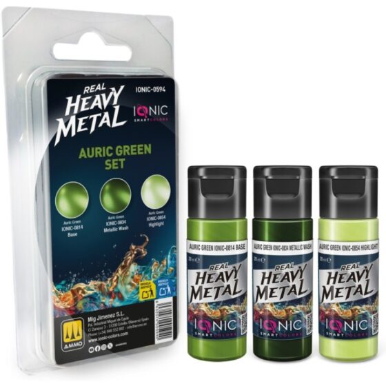 Ammo Real Heavy Metal Auric Green Set IONIC-0594 Ammo Real Heavy Metal Auric Green Set IONIC-0594