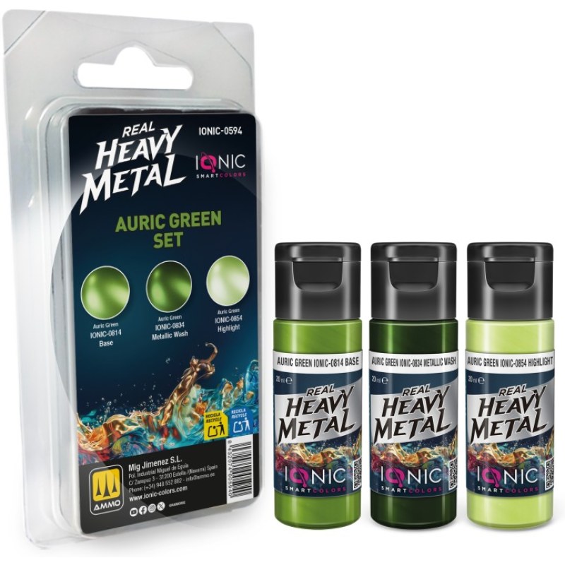 Ammo Real Heavy Metal Auric Green Set IONIC-0594