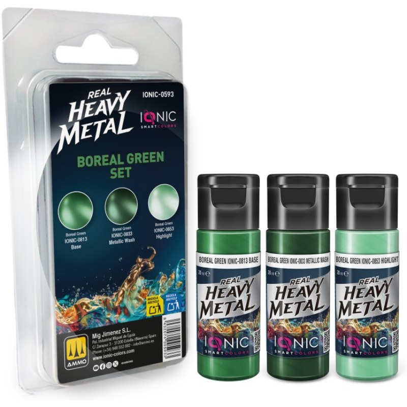 Ammo Real Heavy Metal Boreal Green Set IONIC-0593