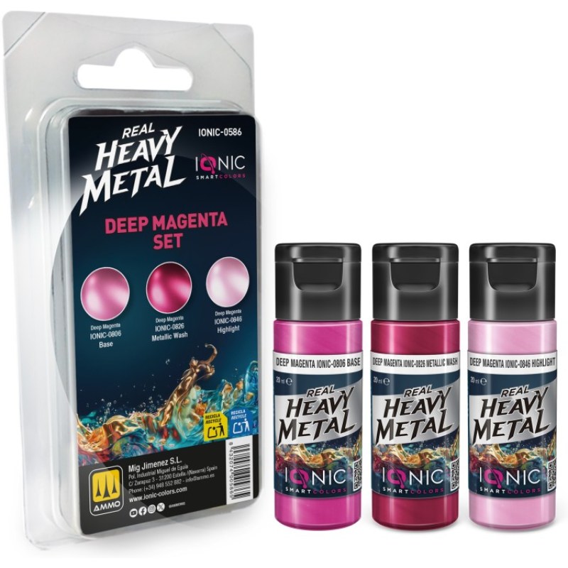 Ammo Real Heavy Metal Deep Magenta Set IONIC-0586