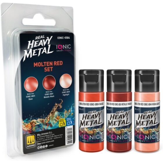 Ammo Real Heavy Metal Molten Red Set IONIC-0584 Ammo Real Heavy Metal Molten Red Set IONIC-0584