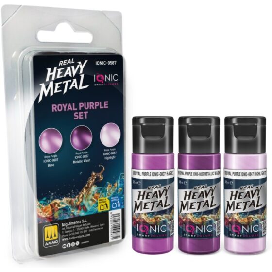 Ammo Real Heavy Metal Royal Purple Set IONIC-0587 Ammo Real Heavy Metal Royal Purple Set IONIC-0587