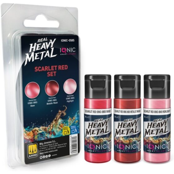 Ammo Real Heavy Metal Scarlet Red Set IONIC-0585 Ammo Real Heavy Metal Scarlet Red Set IONIC-0585