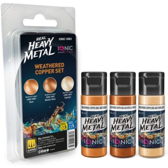 Ammo Real Heavy Metal Weathered Copper Set IONIC-0583 Ammo Real Heavy Metal Weathered Copper Set IONIC-0583
