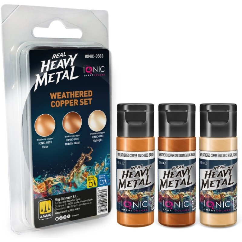 Ammo Real Heavy Metal Weathered Copper Set IONIC-0583