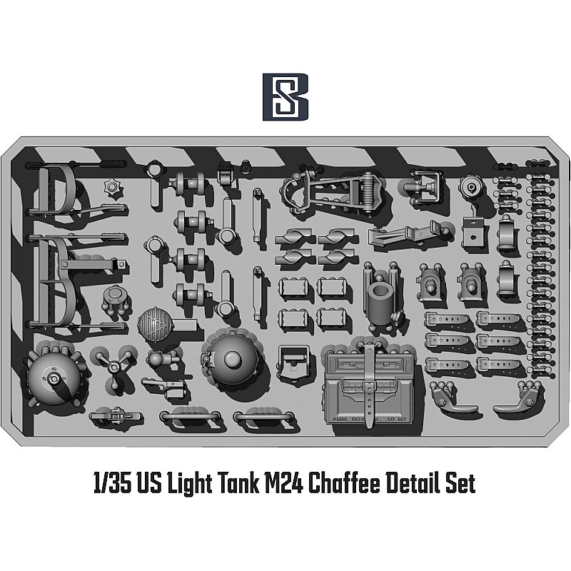 BSK Model M24 Chaffee Detail Set 1/35 BSKD35030 additional image 2