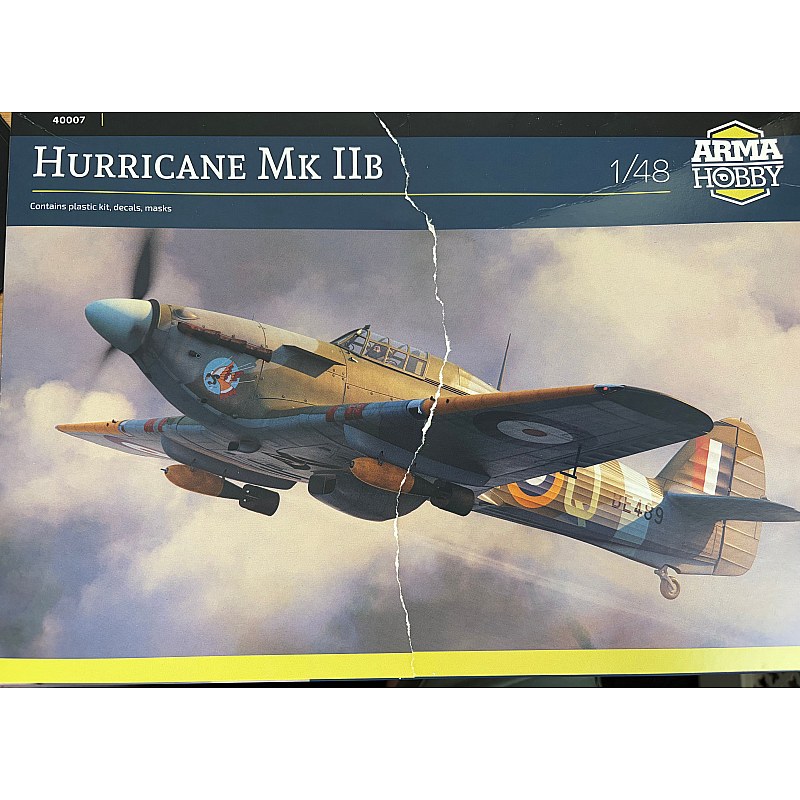 Damaged Box – Arma Hobby Hawker Hurricane Mk IIb Set (1/48) 40007 SMS-DB023 additional image 2