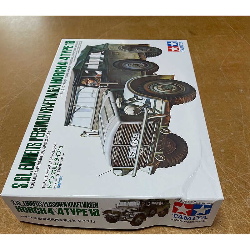 Damaged Box – Tamiya German Horch Type 1a Kit - CA152 (1/35) 35052 SMS-DB010 additional image 2
