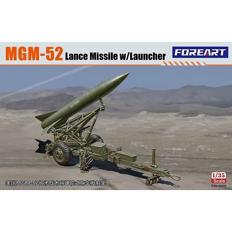 Foreart MGM-52 Lance Missile w/Launcher (1/35) R5906 Foreart MGM-52 Lance Missile w/Launcher (1/35) R5906