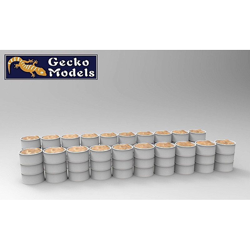 Gecko Models 60-70 Saigon Sand Barrel Road Block Obstacle set 1/35 35GM0167 additional image 2