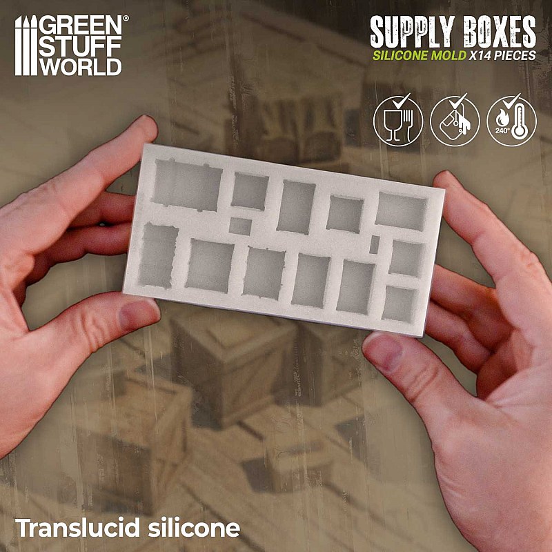 GreenStuffWorld Silicone Molds - Supply Boxes 8435646522289ES additional image 2