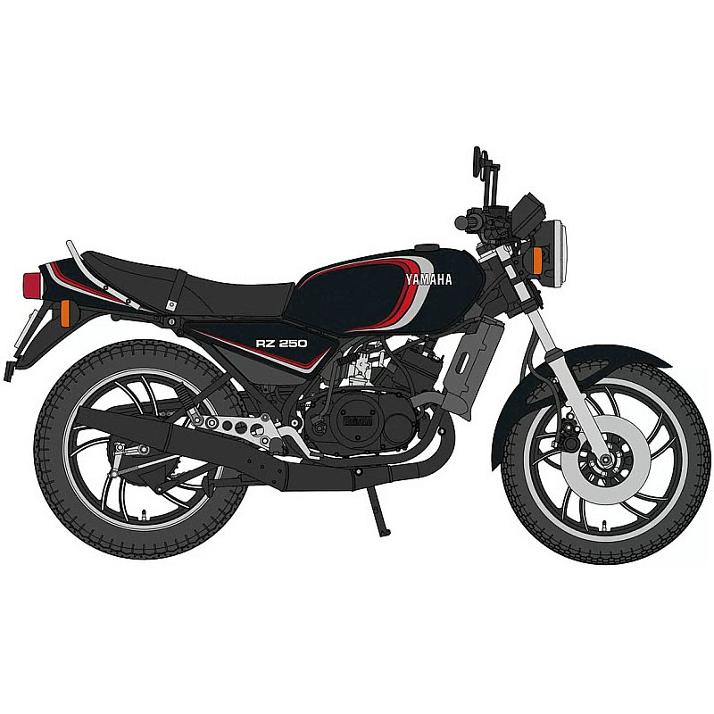 Hasegawa 1982 Yamaha RZ250 (4L3) Black 1/12 21786