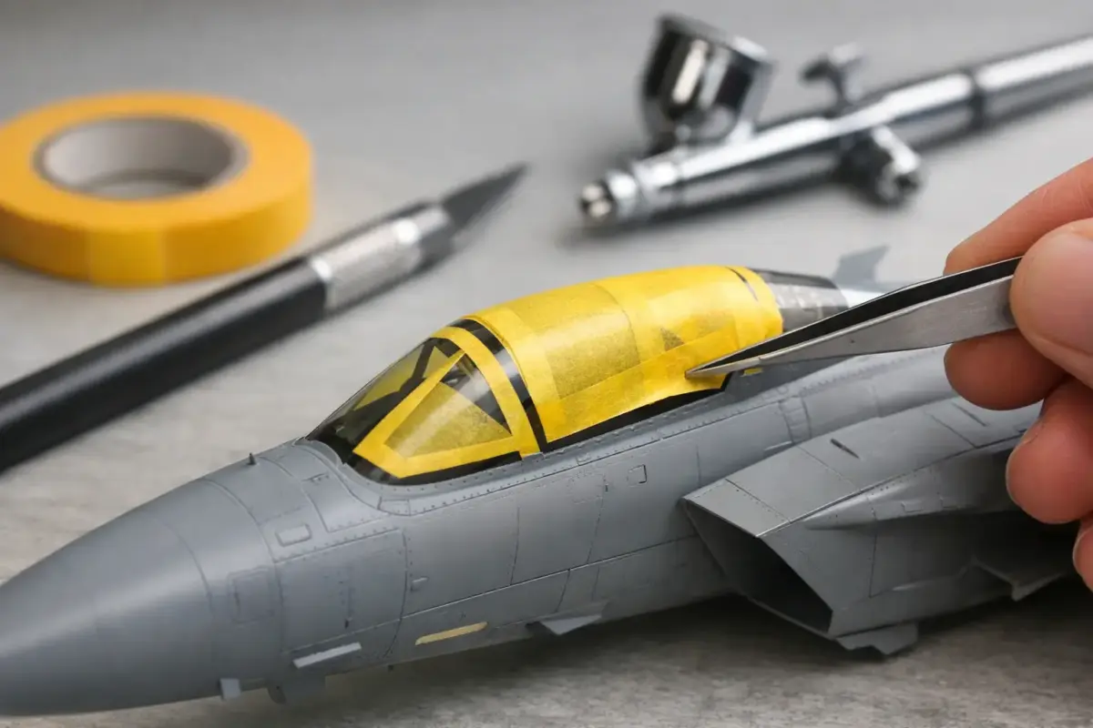 How to Mask Model Canopies Without Paint Bleed