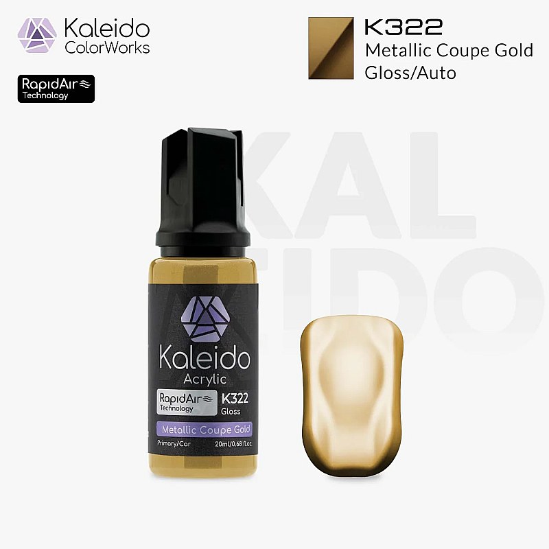 Kaleido Metallic Coupe Gold Metallic RapidAir 20ml K322