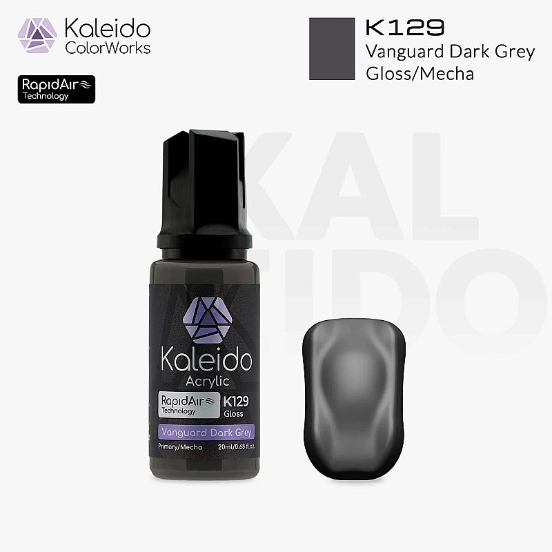 Kaleido Vanguard Dark Grey Gloss RapidAir 20ml K129