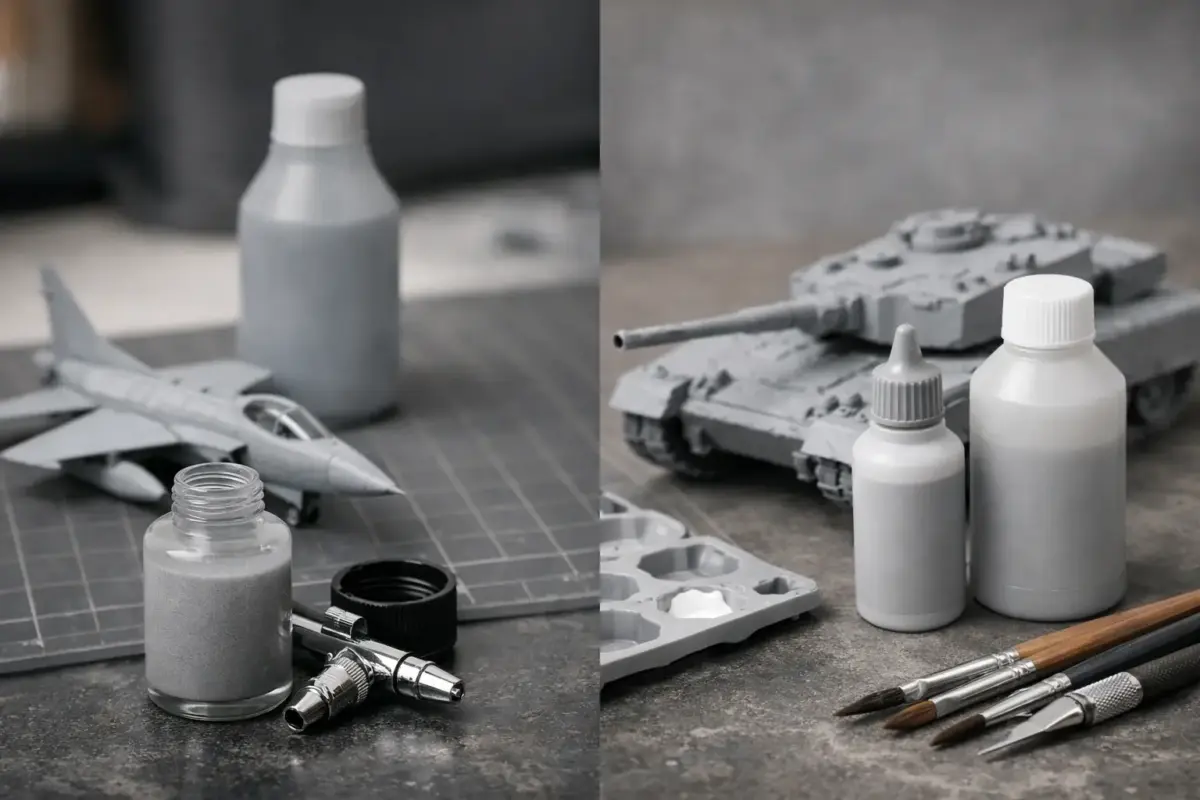 Lacquer vs Acrylic Primer for Scale Models