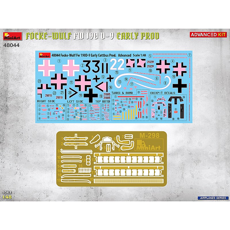 Miniart Focke-Wulf Fw 190D-9 Early Prod, Advanced Kit 1/48 48044 additional image 2